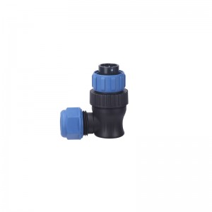 SP1716 Male 2 3 4 5 7 9 10Pin Plastic Industrial 90 Degree Waterproof Electrical Assembly Connector