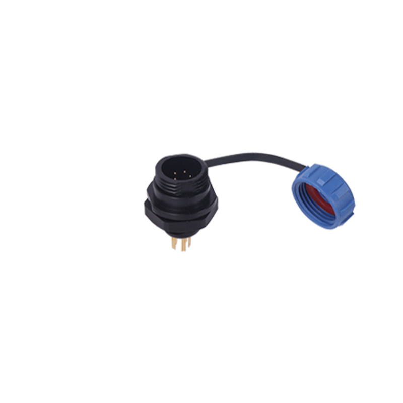SP1112 Male 2Pin 3Pin 4Pin 5Pin Plastic Industrial Waterproof Electrical Socket With Cap