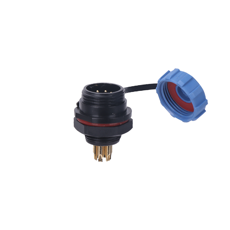 SP1312 Male 2 3 4 5 6 7 9Pin Plastic Industrial Waterproof Electrical Connector Socket