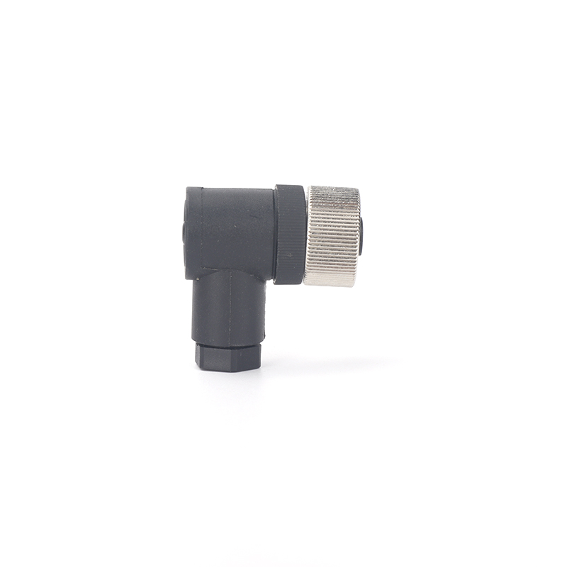 m12 female right angle connector 