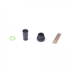 M12 Male Overmold 3-17Pin Elbow Plastic NEMA2000 IP67 Waterproof Connector With Extension Cable
