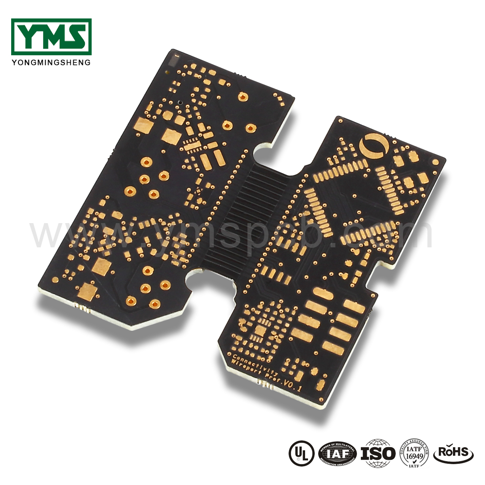 Good User Reputation for Simple Printed Circuit Board - Flex rigid Board semi flex PCB Black Soldermask| YMSPCB – Yongmingsheng