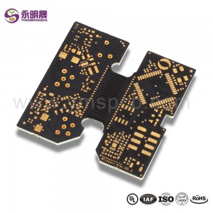 Flex Rigid Board semi-flex PCB Black Soldermask |  YMSPCB
