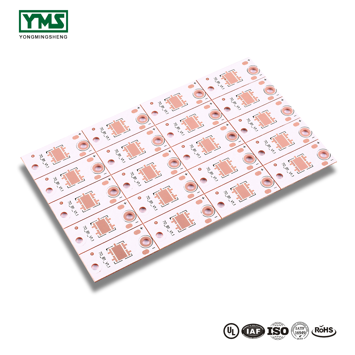 Well-designed Led Lighting Aluminum Pcb - 1Layer Thermoelectric Copper base Board | YMSPCB – Yongmingsheng