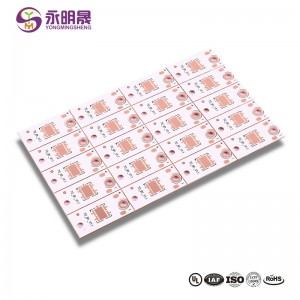 Thermal Clad metal core PCB 1Layer Thermoelectric Copper base Board | YMSPCB