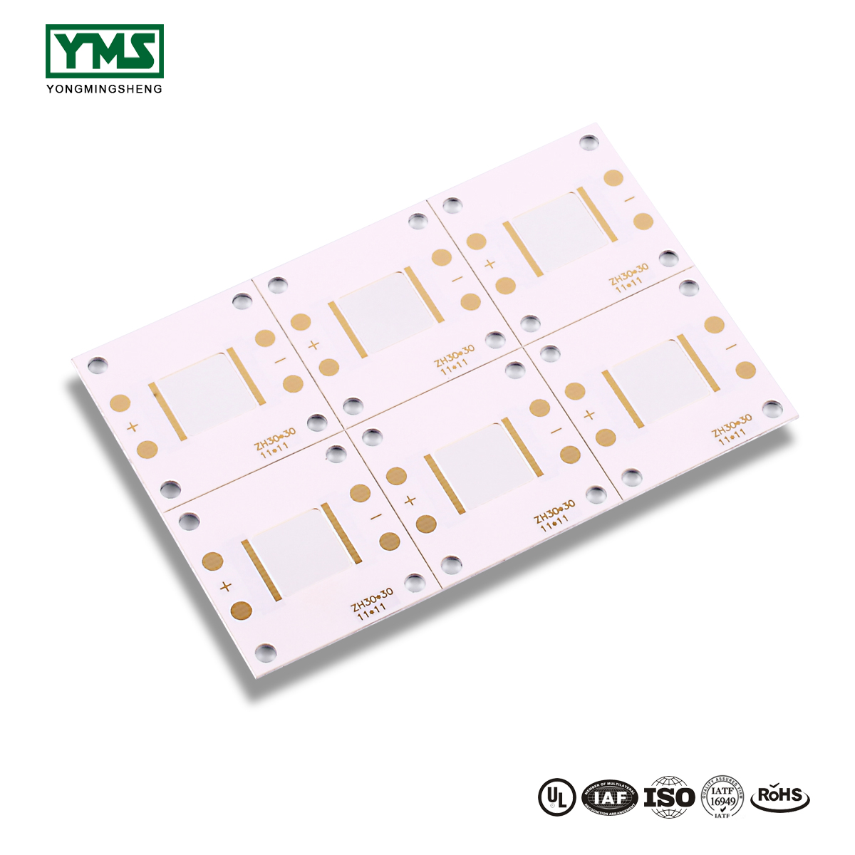 High Quality for Ceramic Insulation Board - 1Layer mirror Aluminum Base Board | YMSPCB – Yongmingsheng