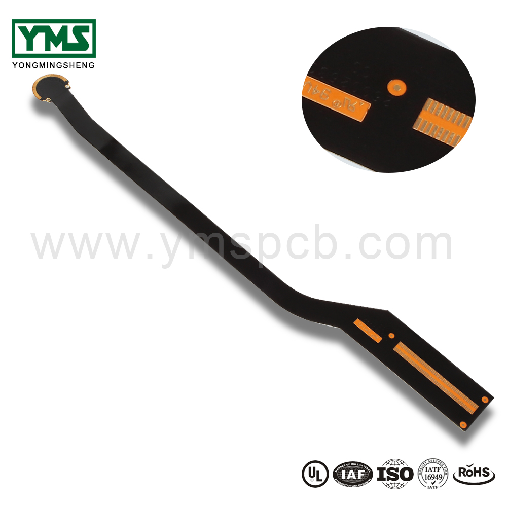 Short Lead Time for Multi-Step Hdi - 2layer Cem-3 Stiffener Black Flexible Printed Circuit Board | YMSPCB – Yongmingsheng