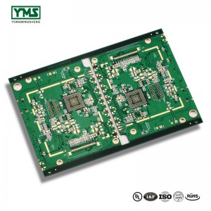 Tayada Wanaagsan kartoo 0.5mm oo dhumucdiisuna waxay Maaskul Maskax Green Rohs PCB Board