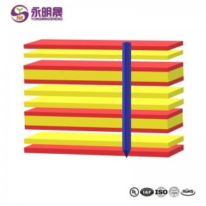 Čína PCB 6 Layer Gold Finger Blue Soldermask Board |  YMS PCB