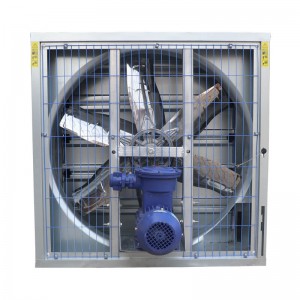 Издувен вентилатор со галванизирана рамка отпорна на експлозија за издувни гасови од чад во работилницата