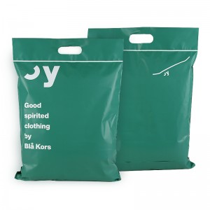 Miljøvennlig forsendelse Plast postpose med håndtak topp