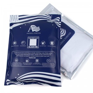 Transparent Front Side Reusable Clothing Ziplock Bags