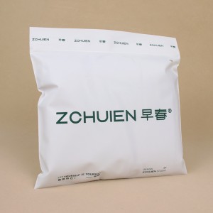 T-shirt Frosted CPE Plastic Ziplock Bag