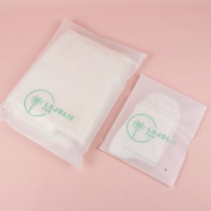 Custom Logo Biodegradable Frosted Self Adhesive Plastic Bags
