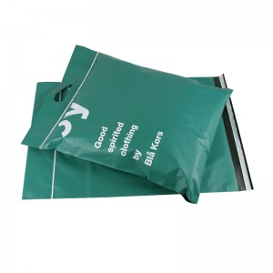 Ekologiškas gabenimo plastikinis pašto maišelis su viršutine rankena