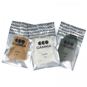 Transparent Clear Sock Packaging Ziplock Bags