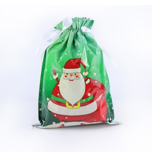 Customized Christmas Gift Ntim Drawstring Bags