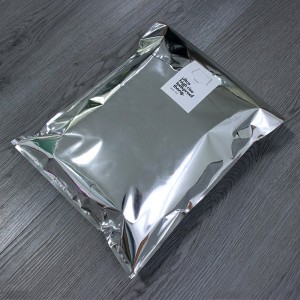 Aluminiumsfolie Metallisk Sølv Poly Mailer