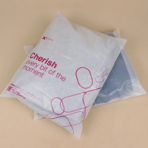 Bag luingeis Poly Mailer Frosted bith-mhillidh