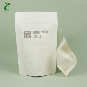 Kompostovatelná sulfátová papírová stojací taška