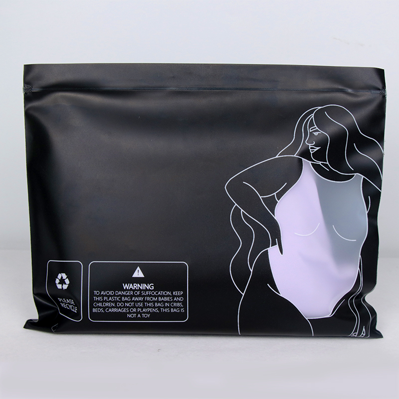 Custom Logo Resealable Clothing Ziplock Bags (1)