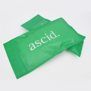 Oanpaste Logo Resealable Sokken Packaging Zip lock Bags
