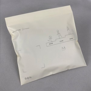 Oanpaste Printed Waterproof Clothing Ziplock Bags