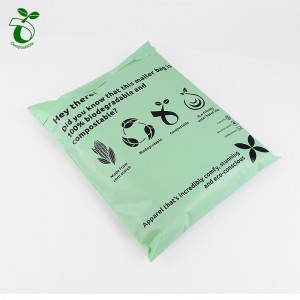 Custom nga logo eco friendly biodegradable plastic poly mailer courier shipping bag alang sa mga bag nga sobre sa sinina