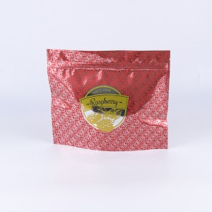 Custom metallic mylar ziplock hologram bag heat seal for Packaging