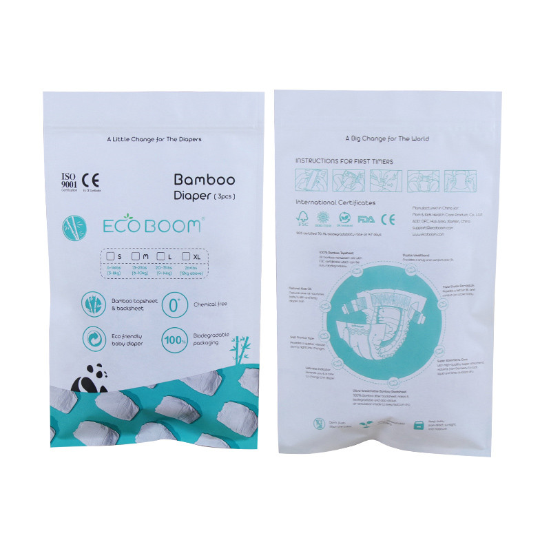 Custom printed logo eco friendly kraft paper sealable zip lock bags (1)