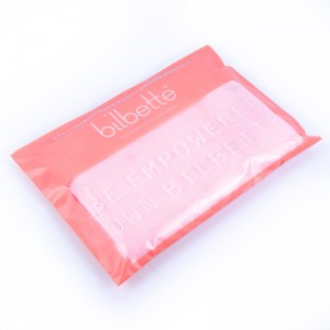 Custom printing LDPE transparent clothing clear zipper bags