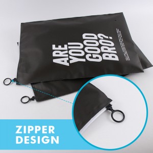 Vysoce kvalitní kabelky na zip s matným logem CPE na oděvy