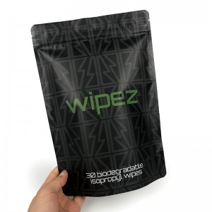Smell Proof Ziplock Stand Up Pouch Bag