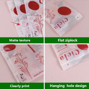 Transparent degradable PLA bone bag