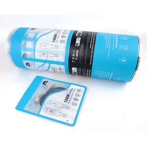 Custom PE VMPET Electrostatic Packaging Laminated Plastic Film Roll