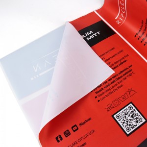 कपड़ों के मोज़े के लिए कस्टम मुद्रित सीपीई प्लास्टिक पैकेजिंग रोल फिल्म