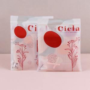 Kohandatud PLA PBAT biolagunevate rõivaste tõmblukuga kotid