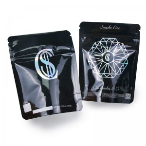 3.5g 7g 14g 28g Smell Proof Stand Up Pouch Ziplock Bags