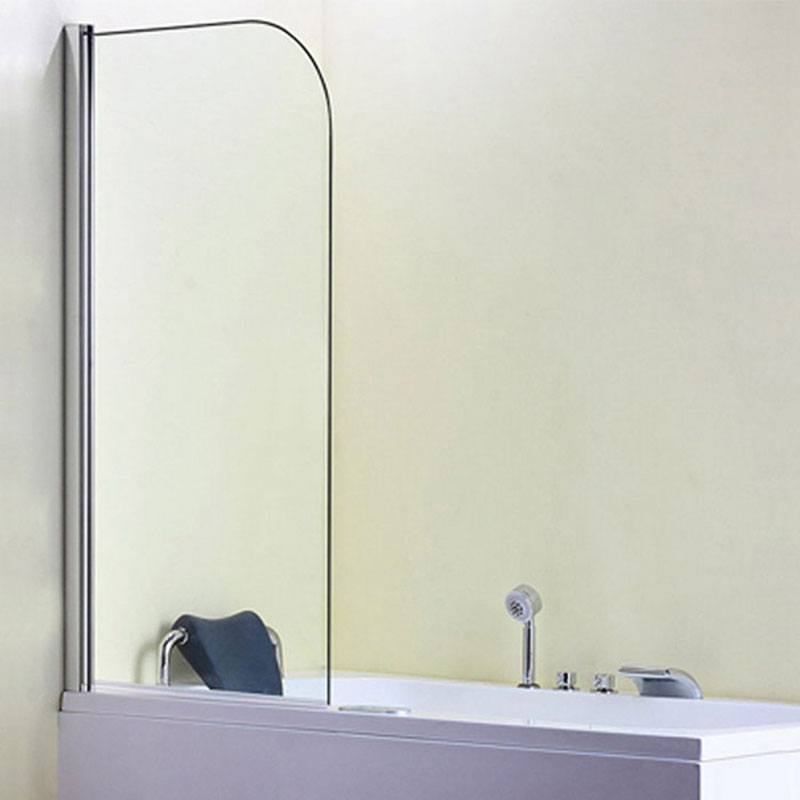 זכוכית שקופה/נמוכה ברזל מחוסמת לחדר מקלחת תמונה מוצגת