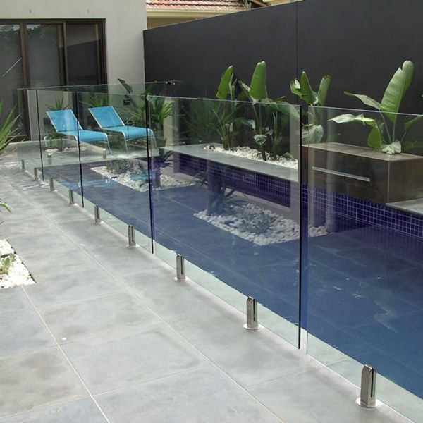 Varnostne steklene ograje/steklene ograje za bazen Predstavljena slika