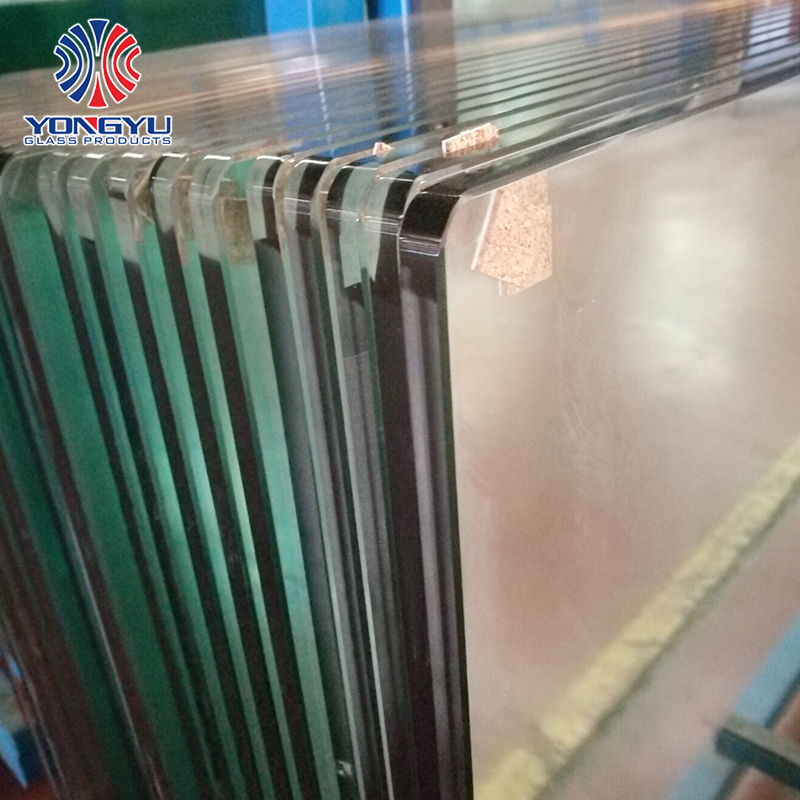12mm tempered glass for ice rink system