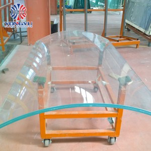 זכוכית בטיחות מעוקלת/זכוכית בטיחות מכופפת