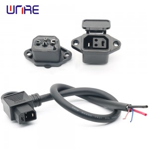 XGB-2+2 Male Female Connector 30A Electric Bike Charger Charger Plug Socket