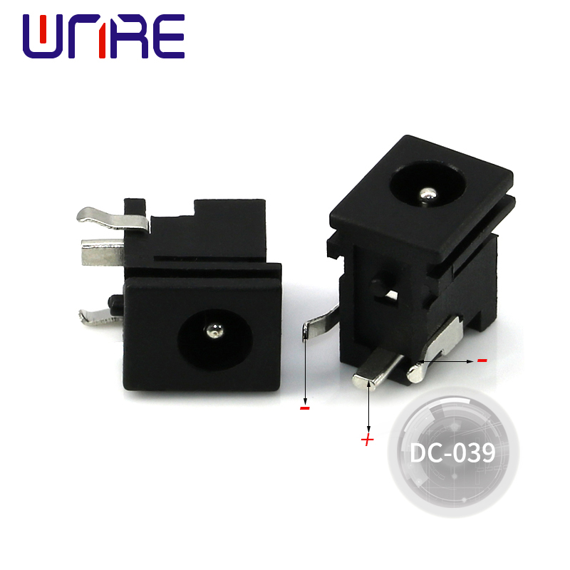 Dc-039 card-in series DC power jack 5.5×2.1 5.5*2.5mm female plug socket