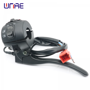 Electric Bicycle Motorcycle Accelerator, Steering Switch Handle Assembly Handle Scooter Handle,Light Horn Button