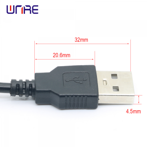 2 In 1 Magnetic Cable Male 8mm Magnetic USB Cable 1.4m Connector
