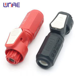 High Voltage Battery Energy Storage Connector Straight Plug Terminal 80/100A