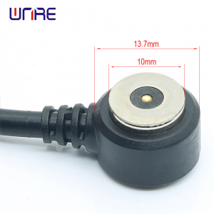 2 In 1 Connector Magnetic Cable 10mm Female Magnetic USB Cable 1.4m