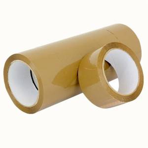 bopp acrylic glue adhesive packing tape brown color 2″ 100 yards
