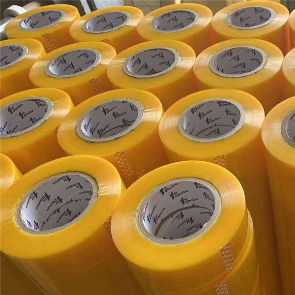 BOPP yellowish packing adhesive tape 180 meter Featured Image